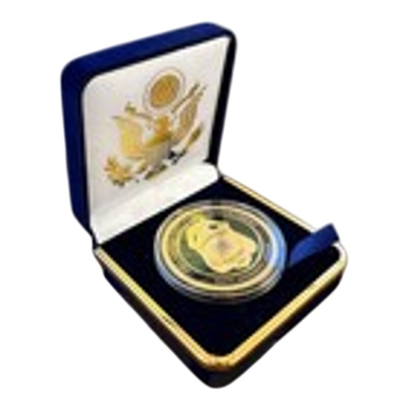 Department of Energy (DOE) Challenge Coin With Blue Velvet Case. Fast Shipping!