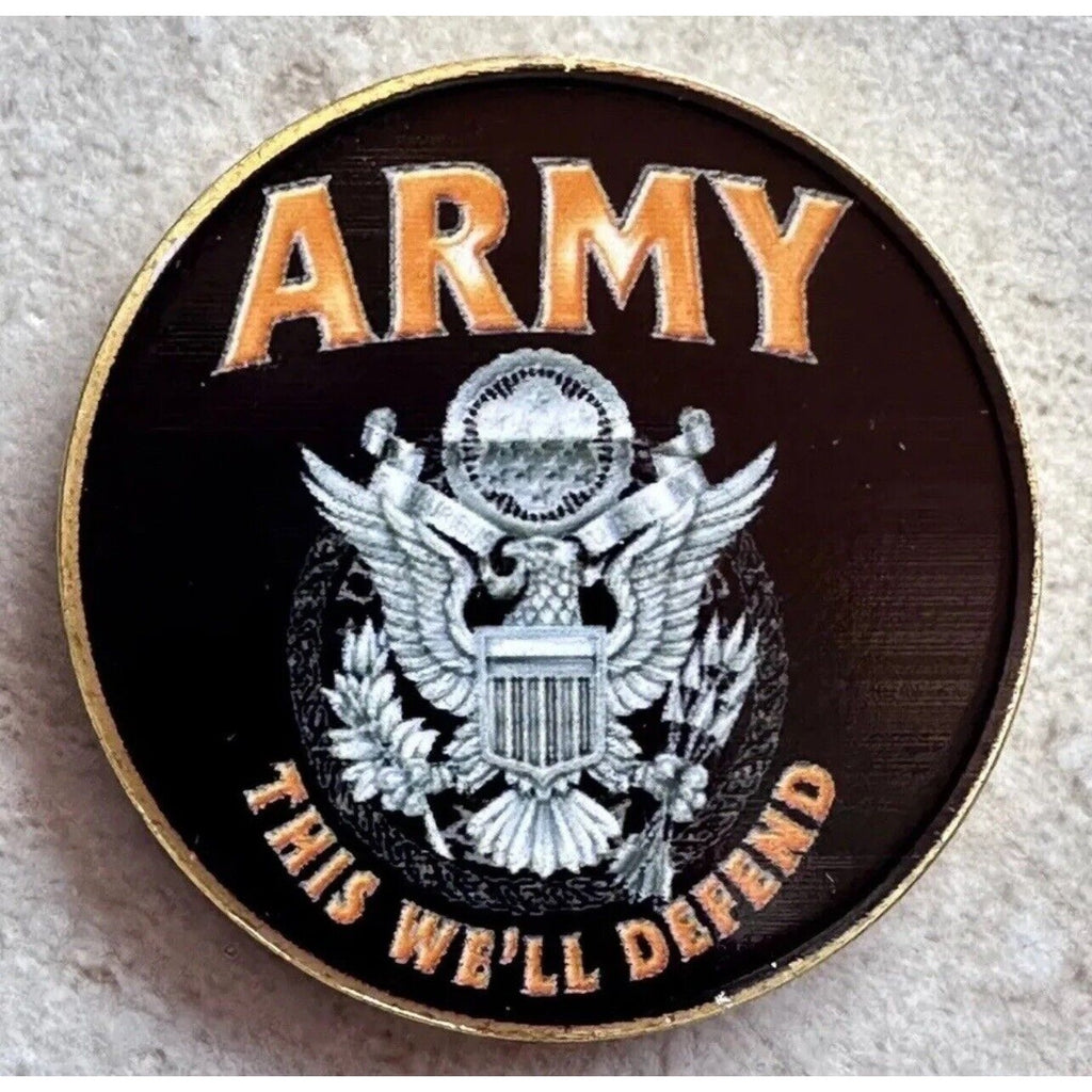 2pcs Army Rank Captain O-3 And SF Airbonrn Military CHALLENGE COINS