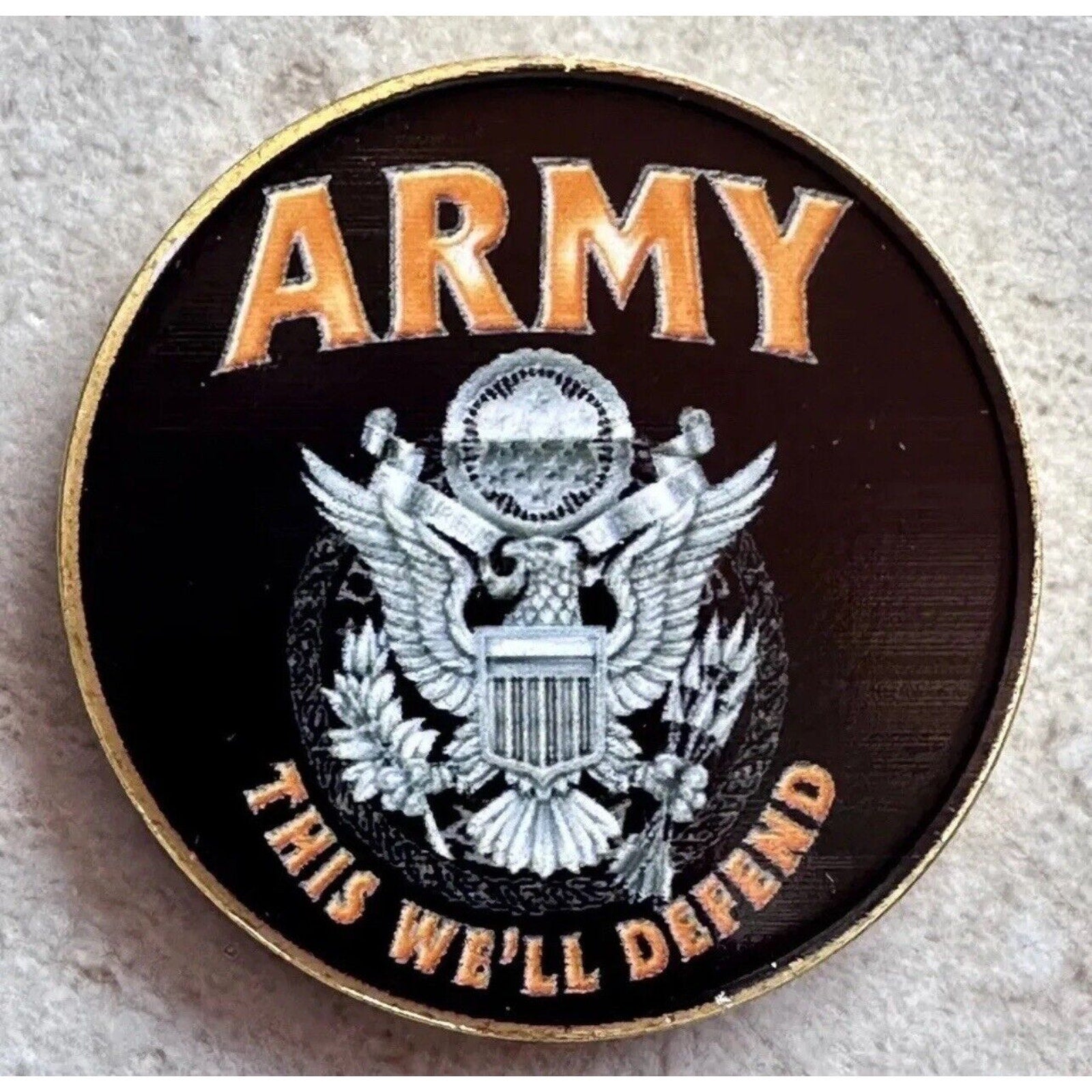 2pcs Army Rank Captain O-3 And SF Airbonrn Military CHALLENGE COINS