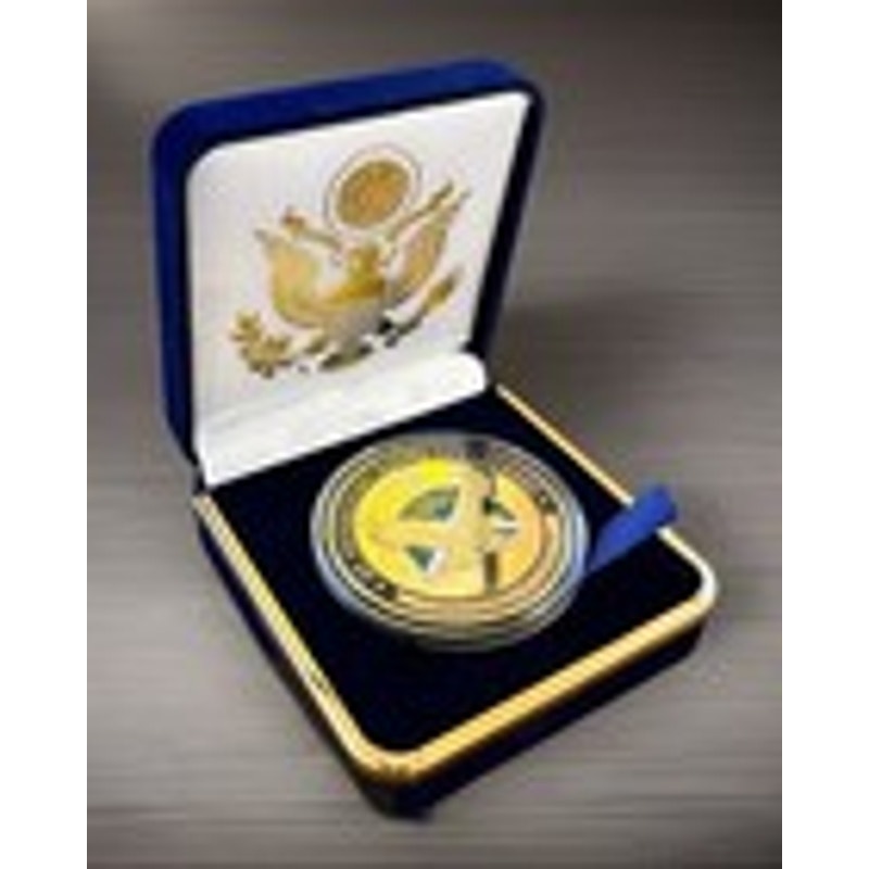 Department of Energy (DOE) Challenge Coin With Blue Velvet Case. Fast Shipping!