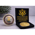 US NAVY USS JOHN C. STENNIS CVN-74 Challenge Coin USA w/ Retirement Award