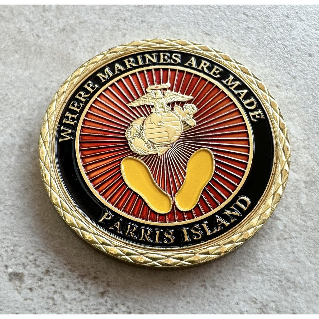 USMC PARRIS ISLAND United State Marine Corps RECRUIT DEPOT Official LIC 23125