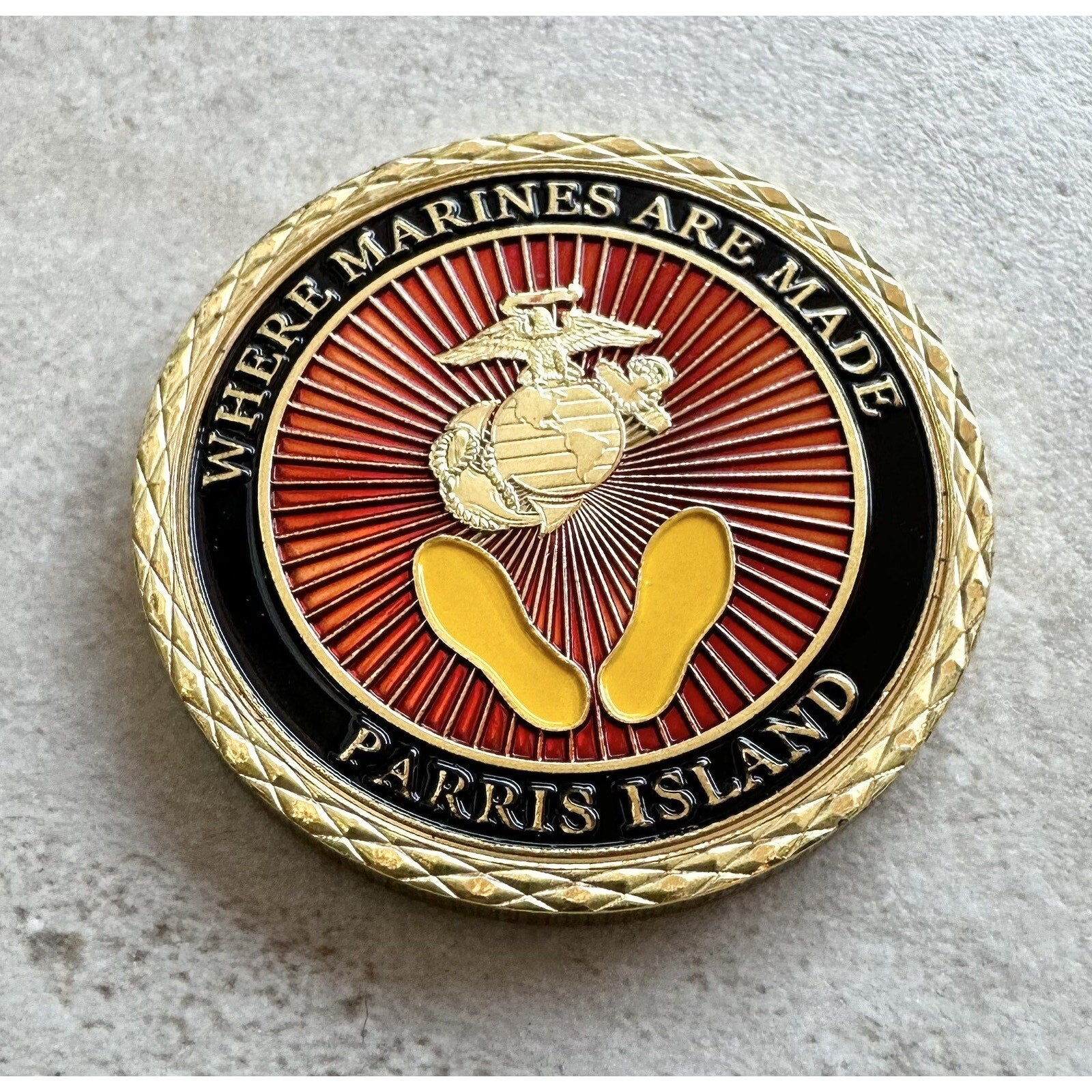 USMC PARRIS ISLAND United State Marine Corps RECRUIT DEPOT Official LIC 23125