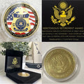 FBI Federal Bureau Of Investigation U.SCoin 40mm With Retirement Award