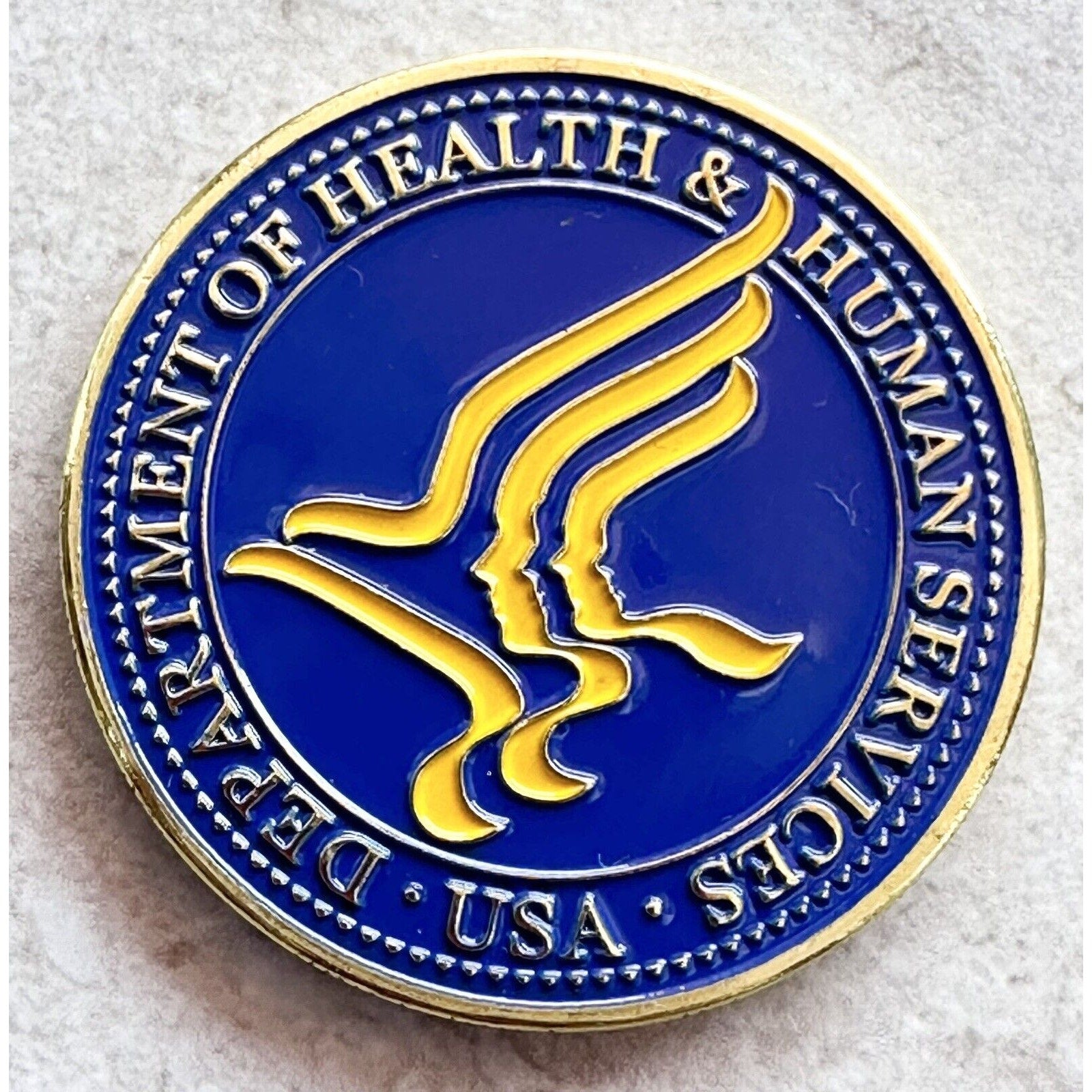 United States Department of Health & Human Services Challenge Coin USA