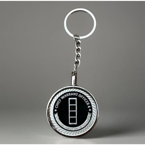 ARMY CHIEF WARRANT OFFICER 4 CHALLENGE COIN KEYCHAIN. Fast Shipping! USA