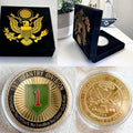US ARMY 1st INFANTRY COMBAT DIVISION Challenge Coin with velvet case