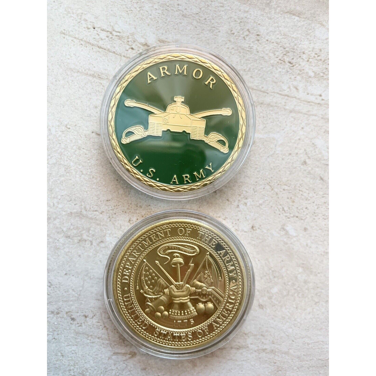 US Army Armor Branch Challenge Coin USA
