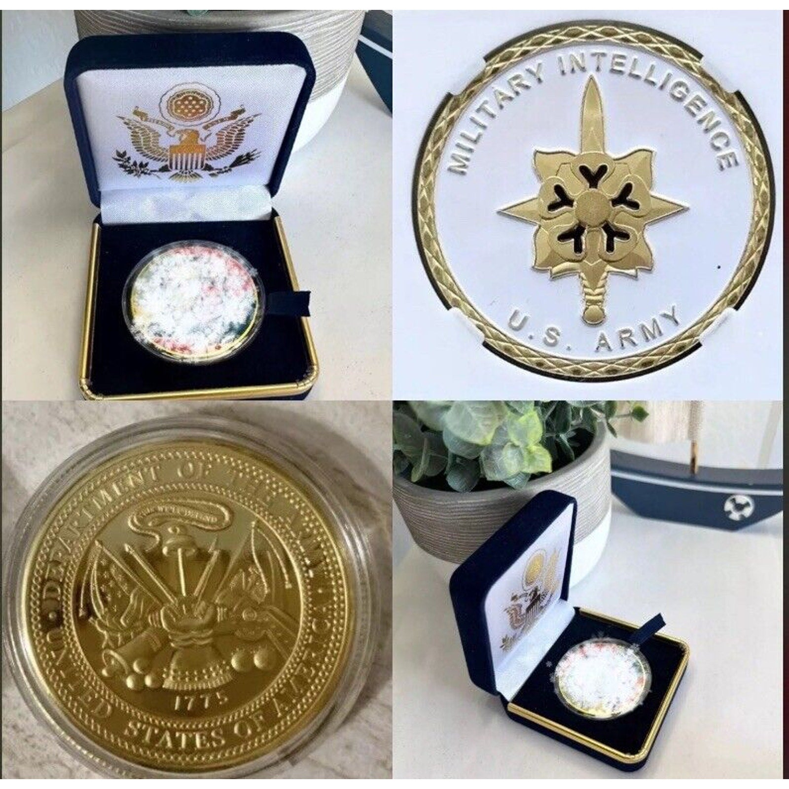 Army MI Military Intelligence Unit Challenge Coin