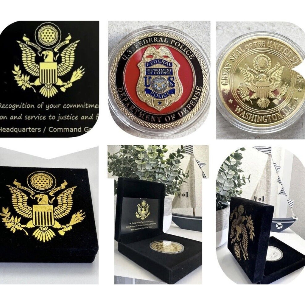 United States FEDERAL DoD POLICE Challenge Coin USA