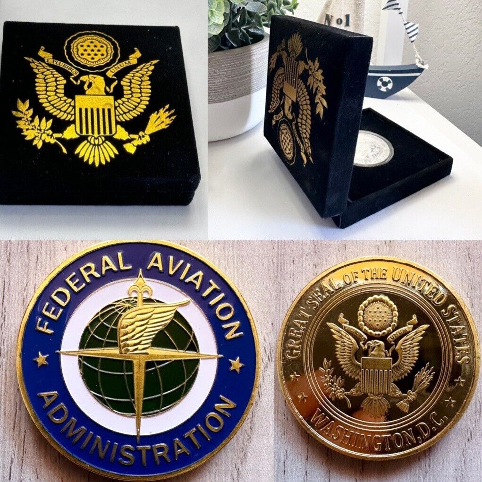 FEDERAL AVIATION ADMINISTRATION (FAA) Aircraft Separation And Control Coin