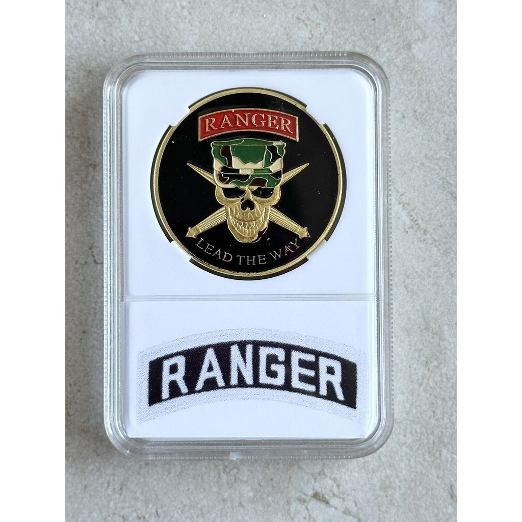 US ARMY RANGER With Credential coin holder wallet