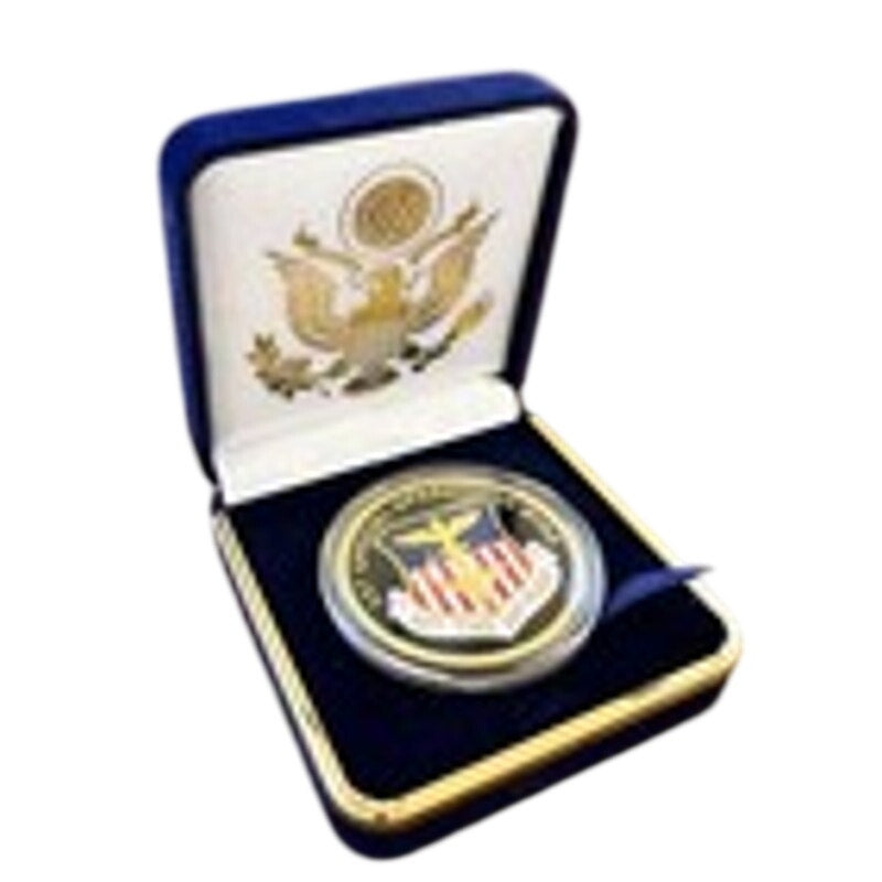 Department of Energy (DOE) Challenge Coin With Blue Velvet Case. Fast Shipping!