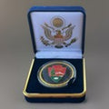 Department of Energy (DOE) Challenge Coin With Blue Velvet Case. Fast Shipping!