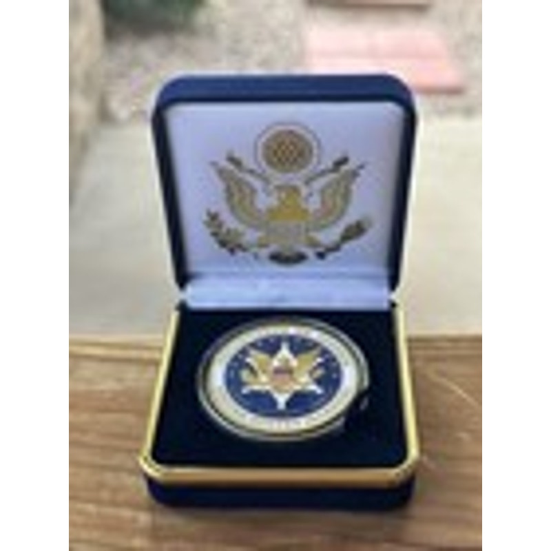 Department of Energy (DOE) Challenge Coin With Blue Velvet Case. Fast Shipping!