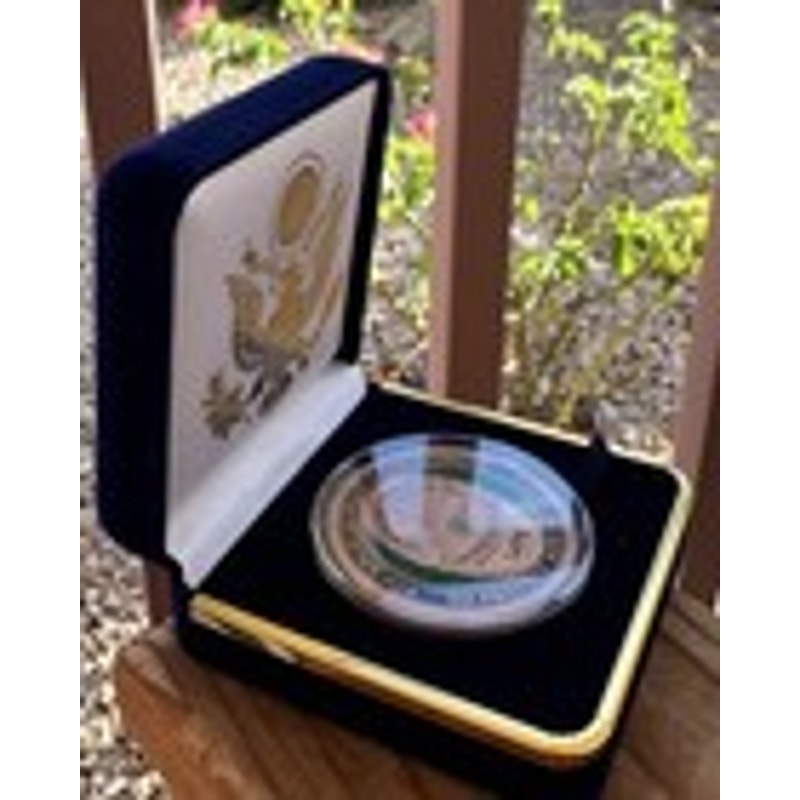 Department of Energy (DOE) Challenge Coin With Blue Velvet Case. Fast Shipping!