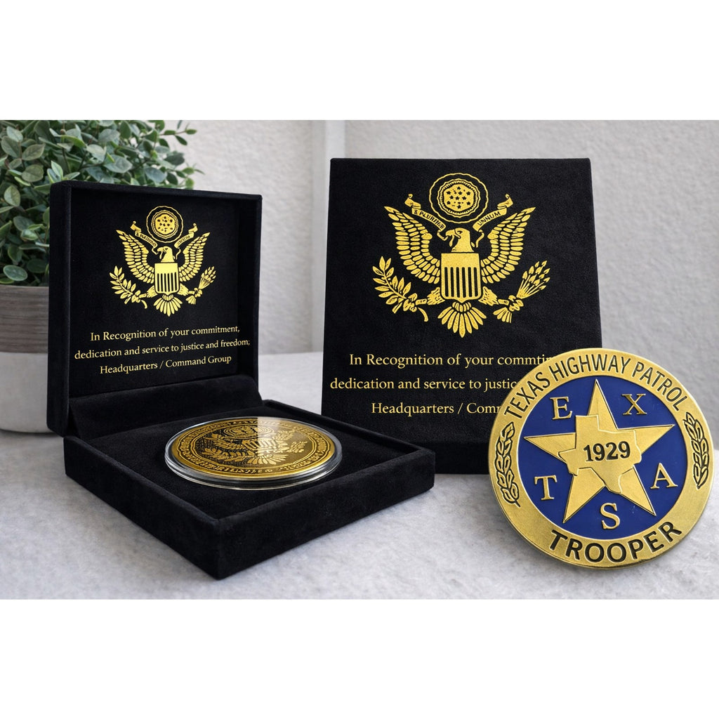 TEXAS TX HIGHWAY PATROL Police Trooper Agent Officer Challenge Coin