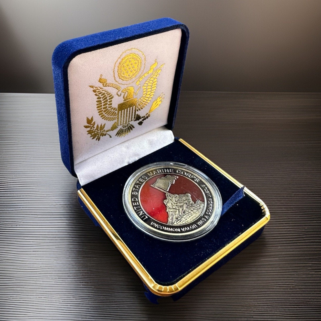 Department of Energy (DOE) Challenge Coin With Blue Velvet Case. Fast Shipping!