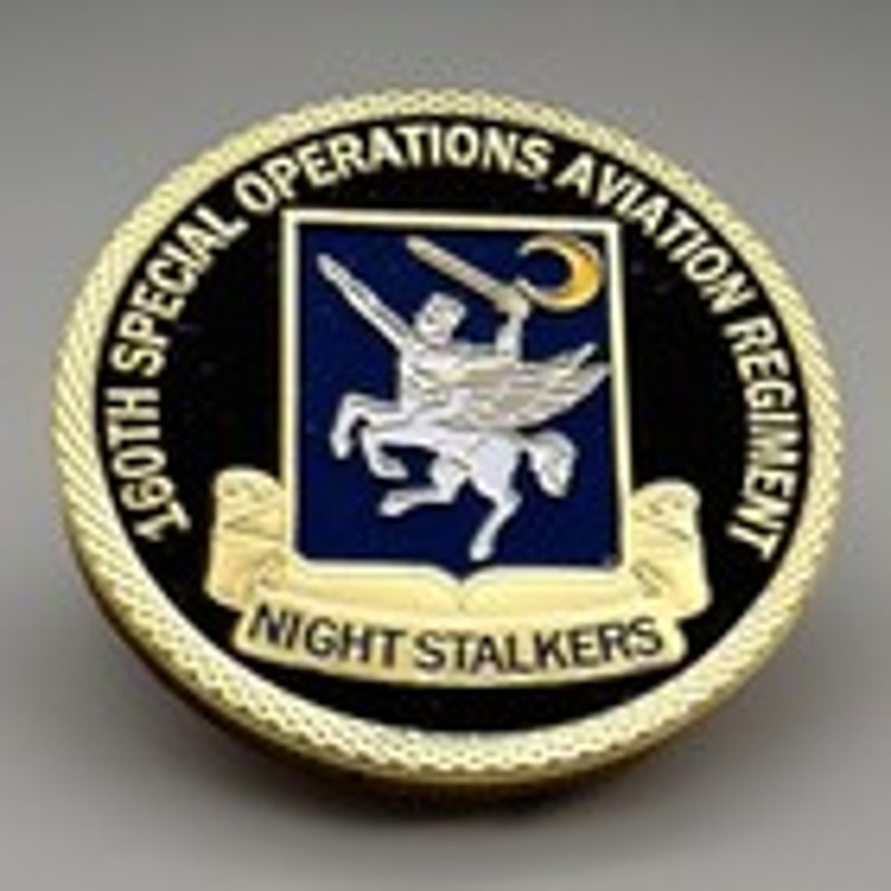 US ARMY 160th SPECIAL OPS AVIATION REGIMENT "NIGHT STALKERS" Challenge Coin keychain