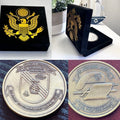 5TH GROUP Challenge Coin ARMY AIRBORNE SPECIAL FORCES THE PROFESSIONALS & Case