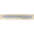 UNITED STATES AIR FORCE LOGO USAF Vinyl Window Decal/Sticker 18”x1.5”