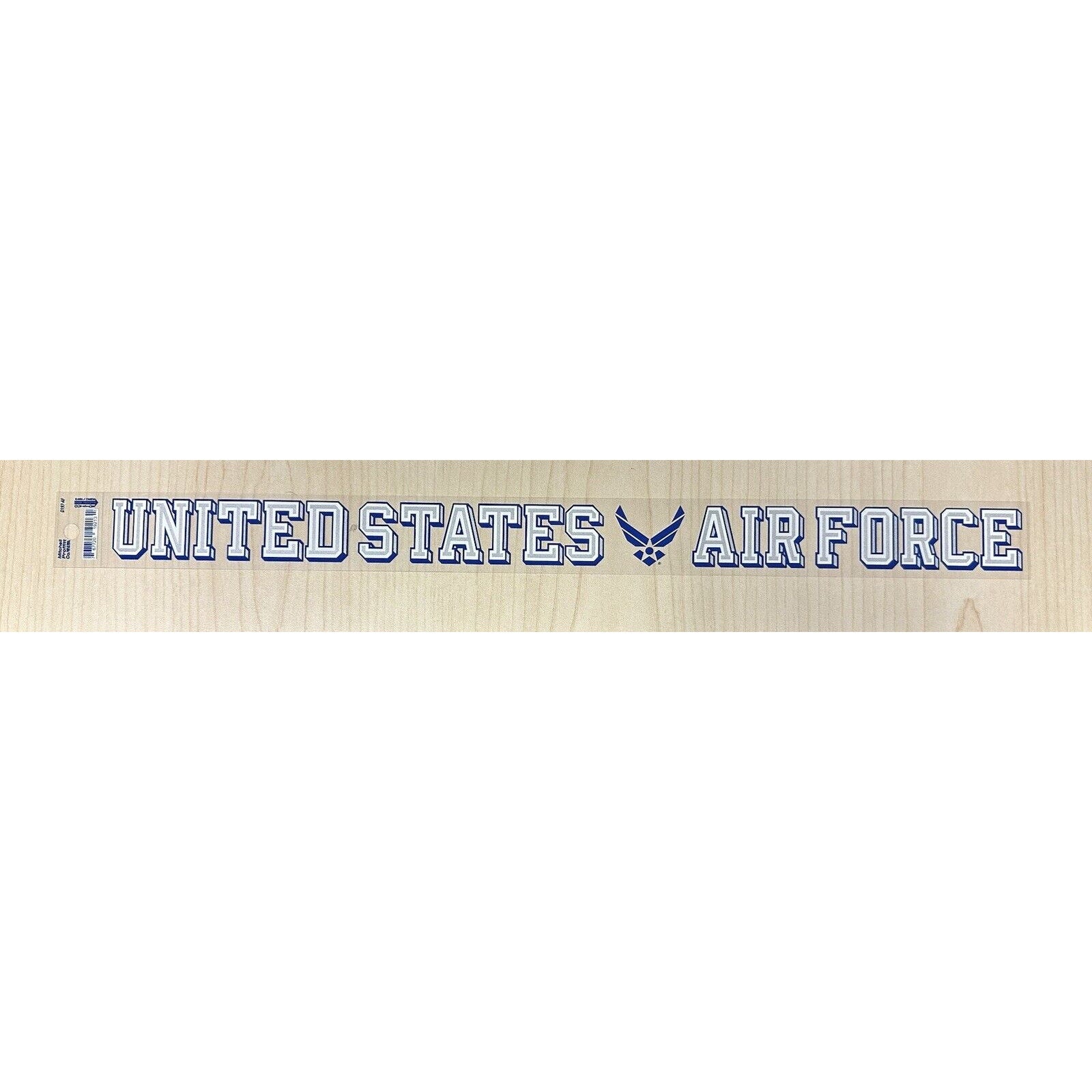 UNITED STATES AIR FORCE LOGO USAF Vinyl Window Decal/Sticker 18”x1.5”