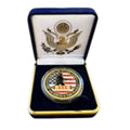 Department of Energy (DOE) Challenge Coin With Blue Velvet Case. Fast Shipping!