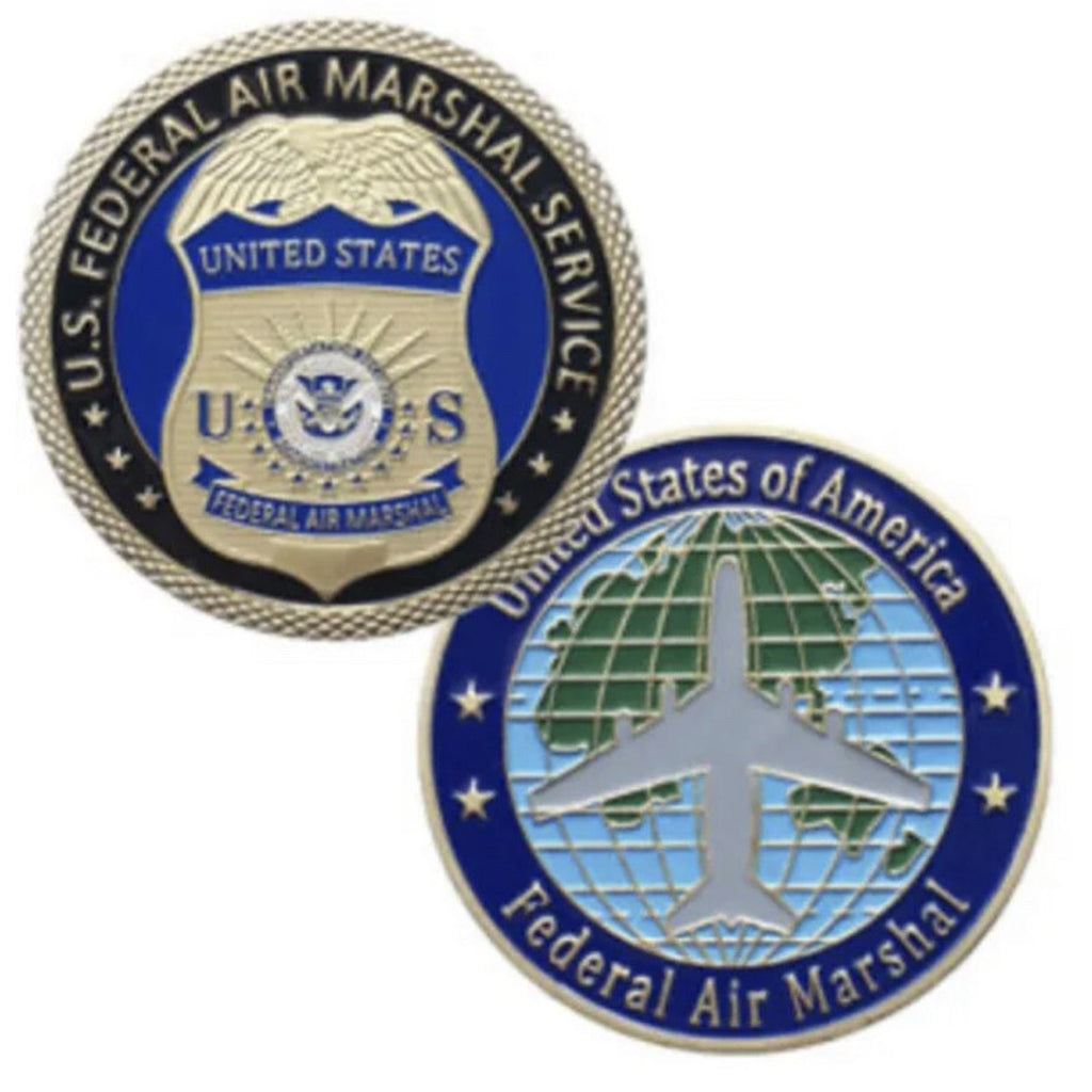 Federal Air Marshal 9/11 FLIGHT 93 Special Agent COIN w/ Achievement Award