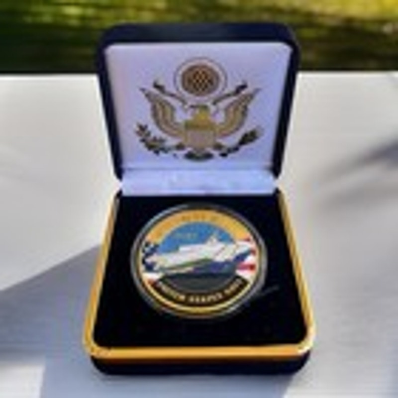 Department of Energy (DOE) Challenge Coin With Blue Velvet Case. Fast Shipping!