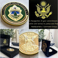 VERMONT STATE POLICE Challenge Coin With Retirement Award