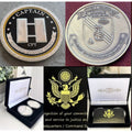 2pcs Army Rank Captain O-3 And Airborne Special Forces The Professional COIN