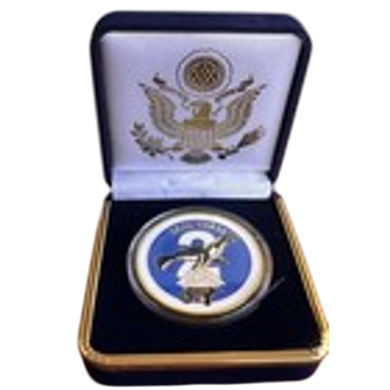 Department of Energy (DOE) Challenge Coin With Blue Velvet Case. Fast Shipping!