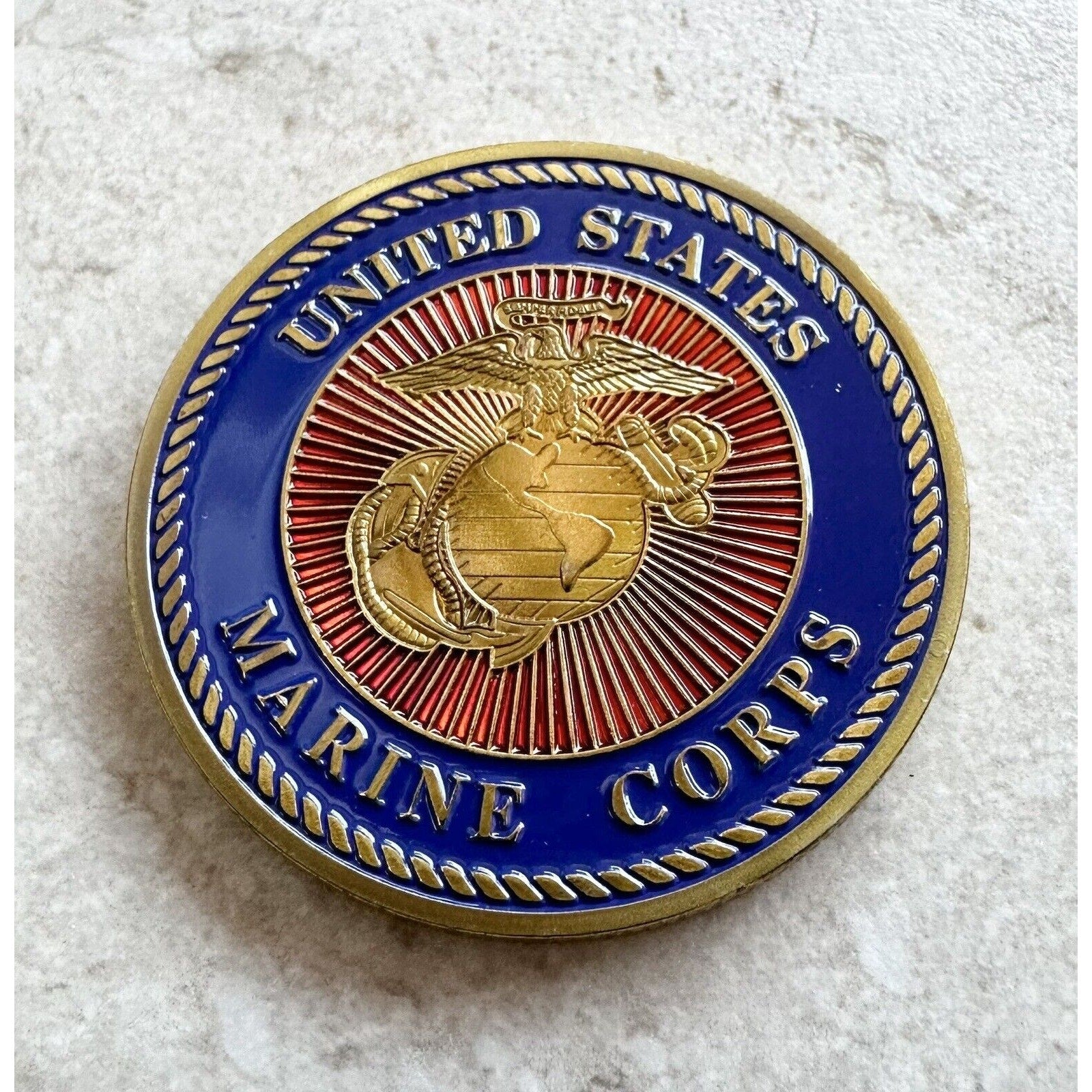 NEW USMC U.S. Marine Corps Force Recon Challenge Coin USMC Official LIC 23125