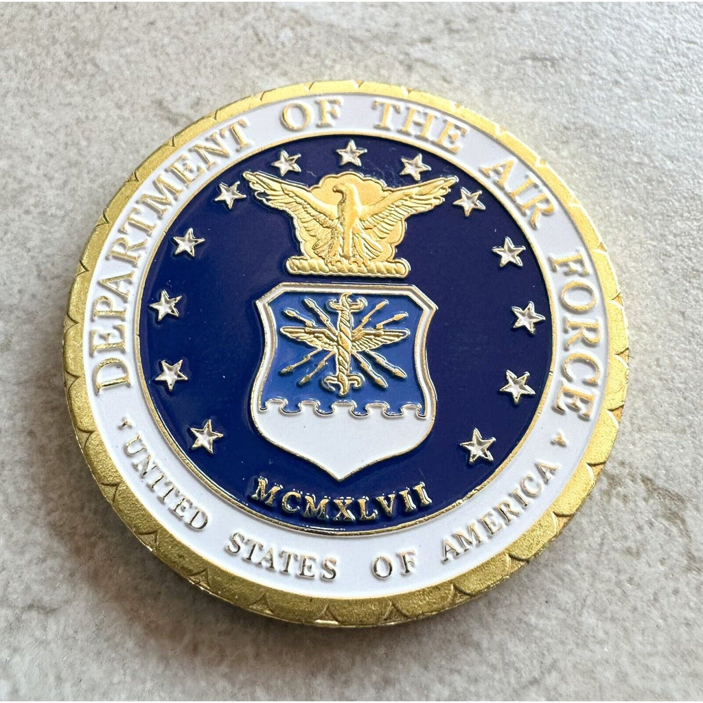United States Air Force OFFICE OF SPECIAL INVESTIGATIONS Challenge Coin W/ Case