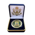 Department of Energy (DOE) Challenge Coin With Blue Velvet Case. Fast Shipping!