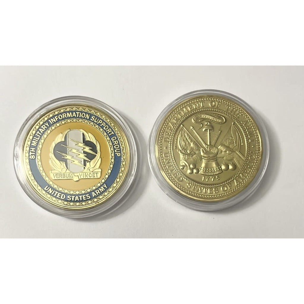 UNITED STATES ARMY 8TH MILITARY INFORMATION SUPPORT GROUP w/ Retirement Award