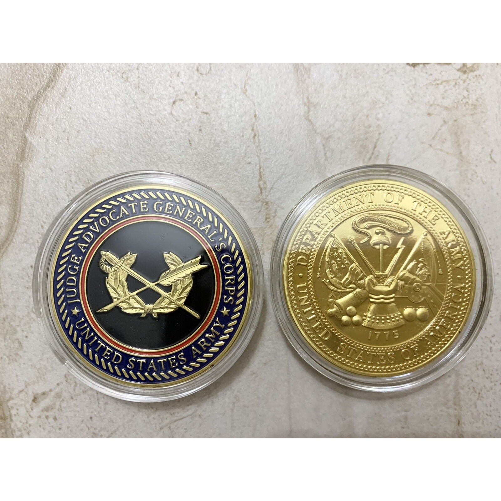 US ARMY (JAG) JUDGE ADVOCATE GENERAL'S CORPS Challenge Coin USA AMY