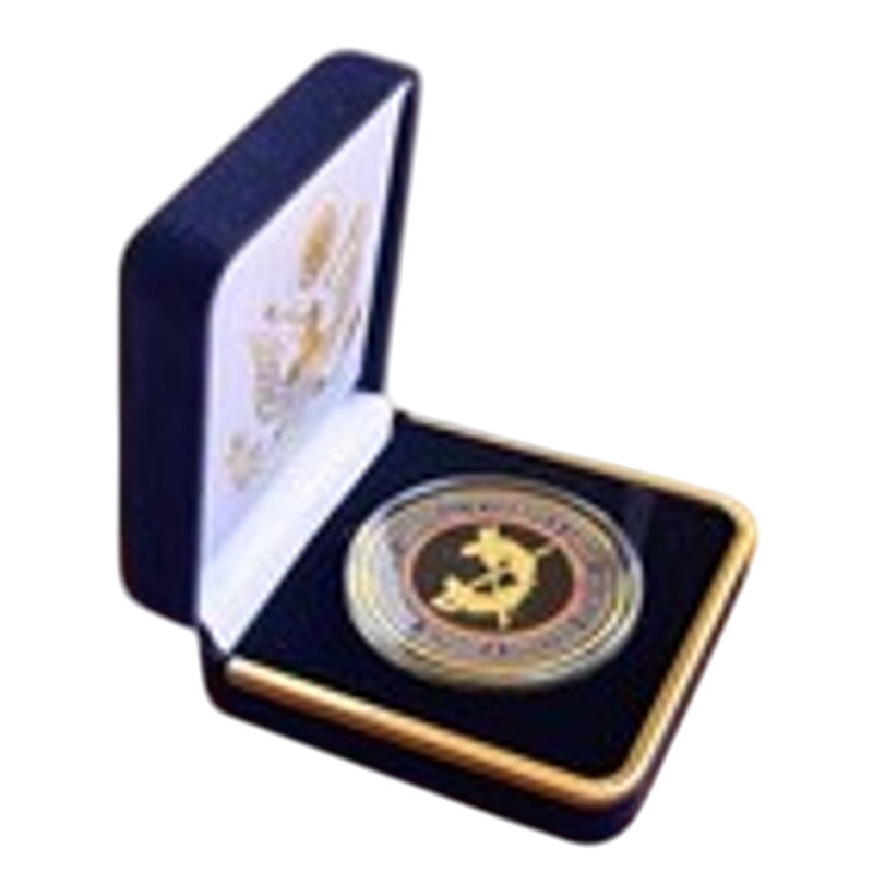 Department of Energy (DOE) Challenge Coin With Blue Velvet Case. Fast Shipping!
