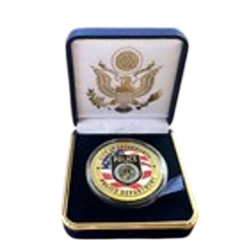 Department of Energy (DOE) Challenge Coin With Blue Velvet Case. Fast Shipping!