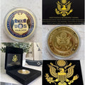 US Special Agent CIA Central Intelligence Agency Coin CC5 With Retirement Award