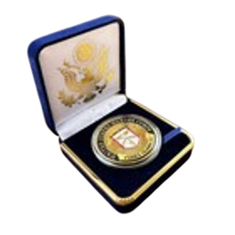 Department of Energy (DOE) Challenge Coin With Blue Velvet Case. Fast Shipping!