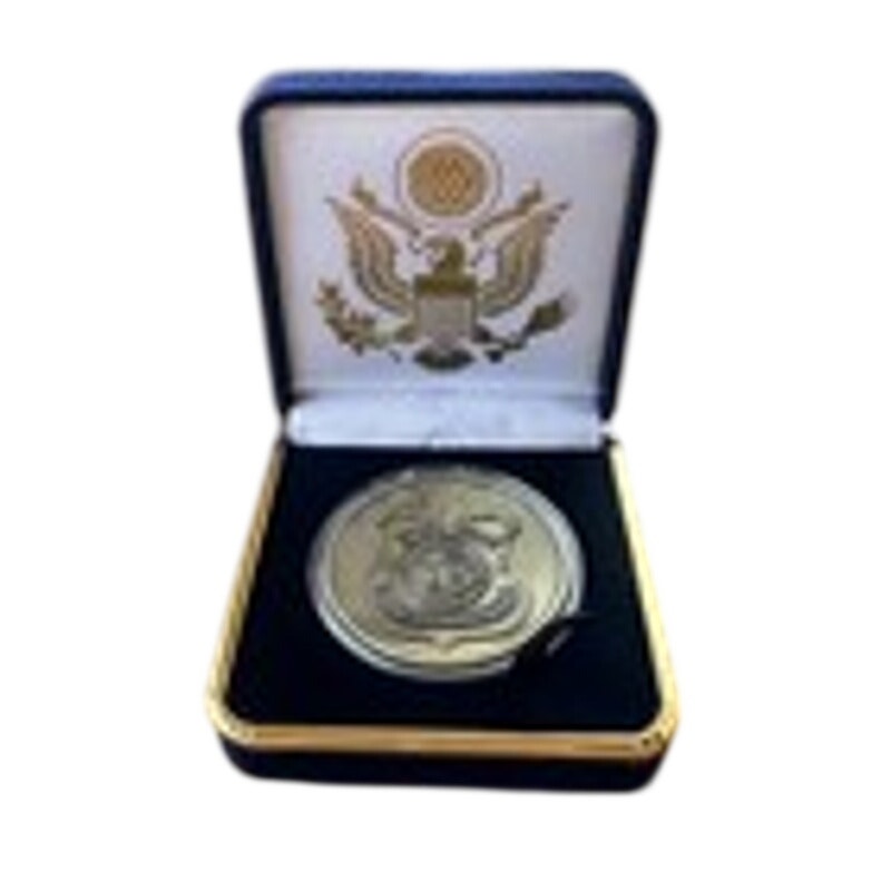 Department of Energy (DOE) Challenge Coin With Blue Velvet Case. Fast Shipping!