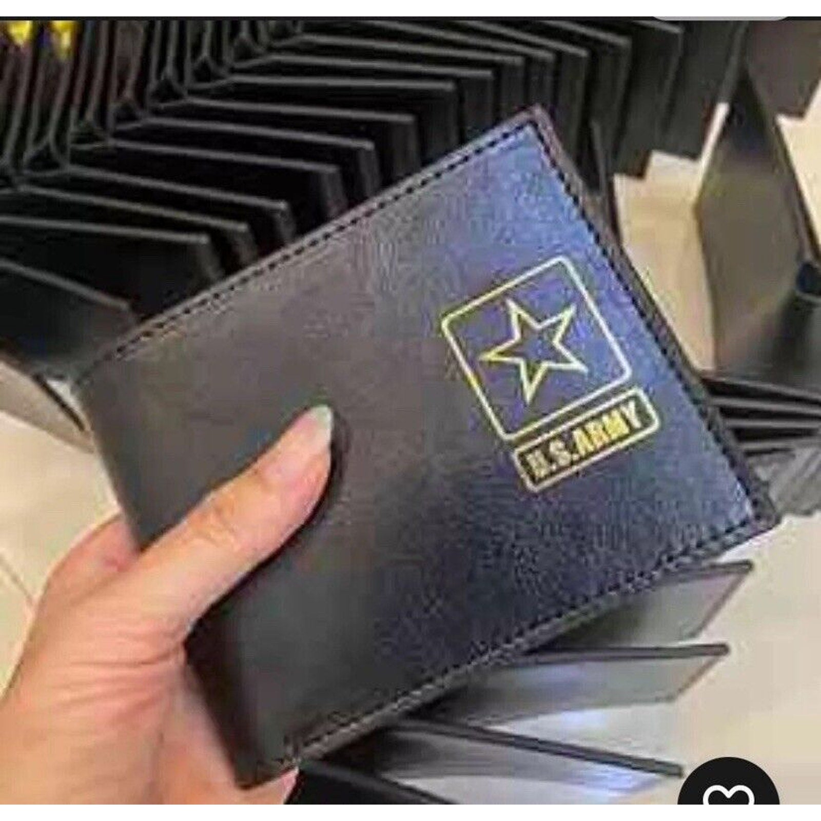 US Military BRONZE STAR USMC USN ARMY USAF USCG w/Credential coin holder wallet
