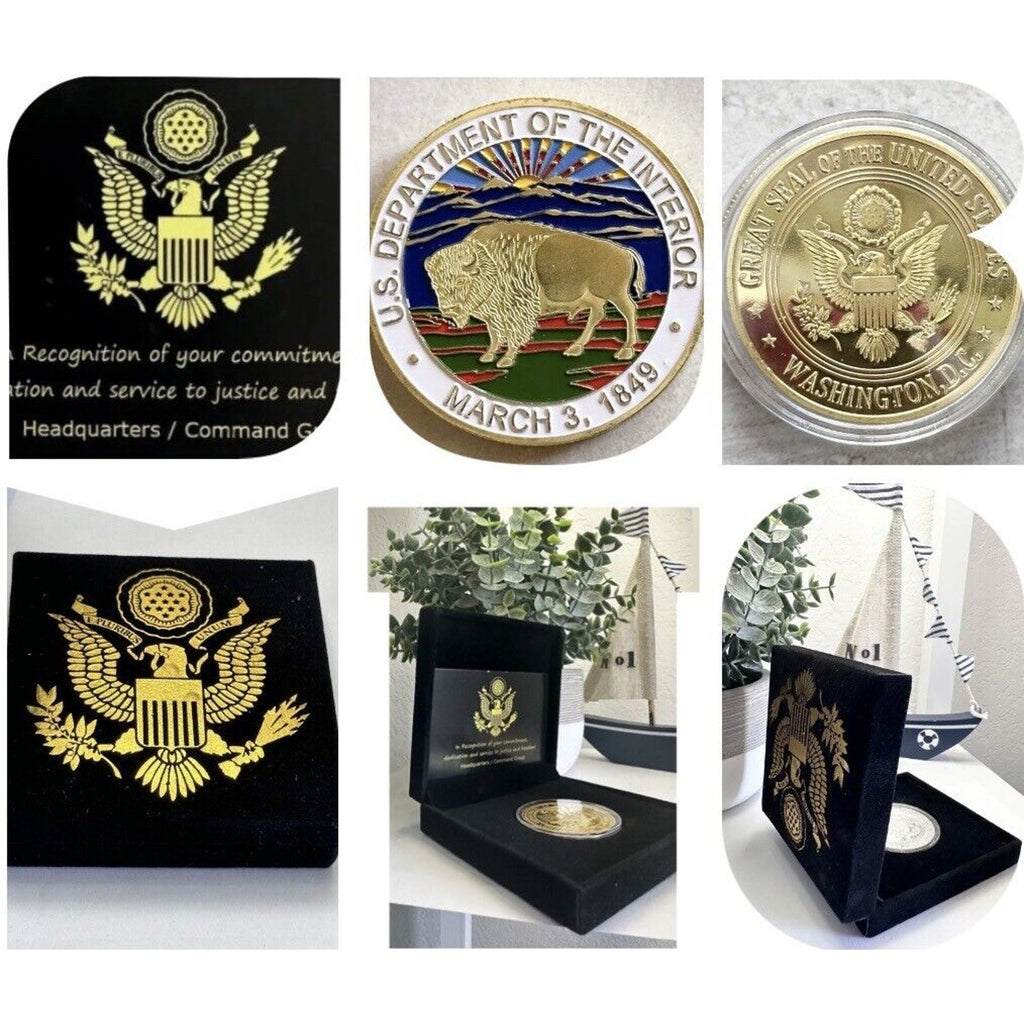 Department of Interior Challenge Coin USA