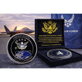 US Space Force AIR FORCE SPACE COMMAND Challenge Coin w/ Retirement Award