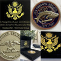 USS Finback SSN 670 Submarine Challenge Coin USA