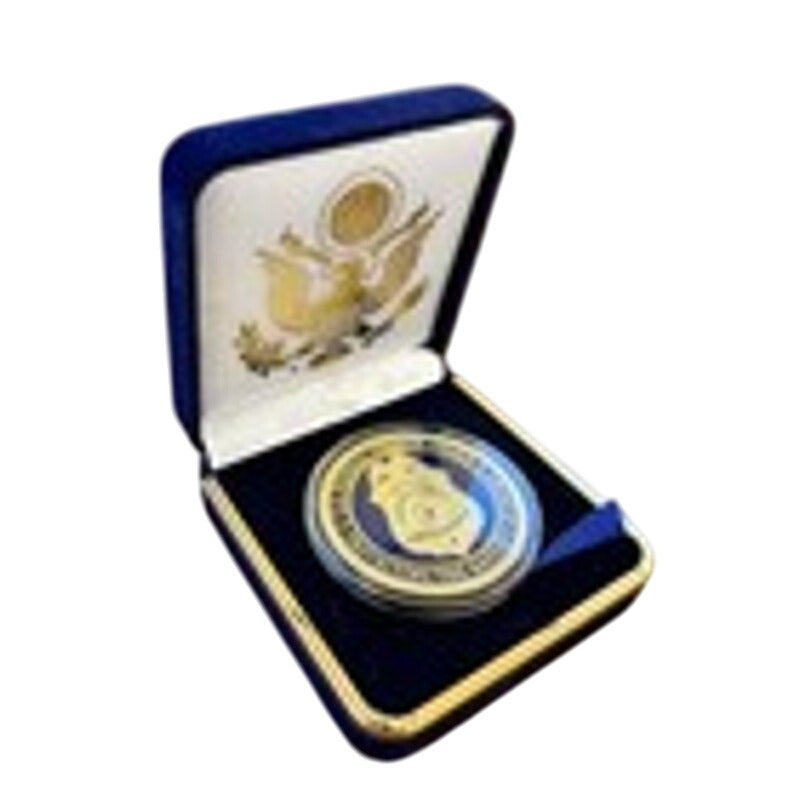 Department of Energy (DOE) Challenge Coin With Blue Velvet Case. Fast Shipping!
