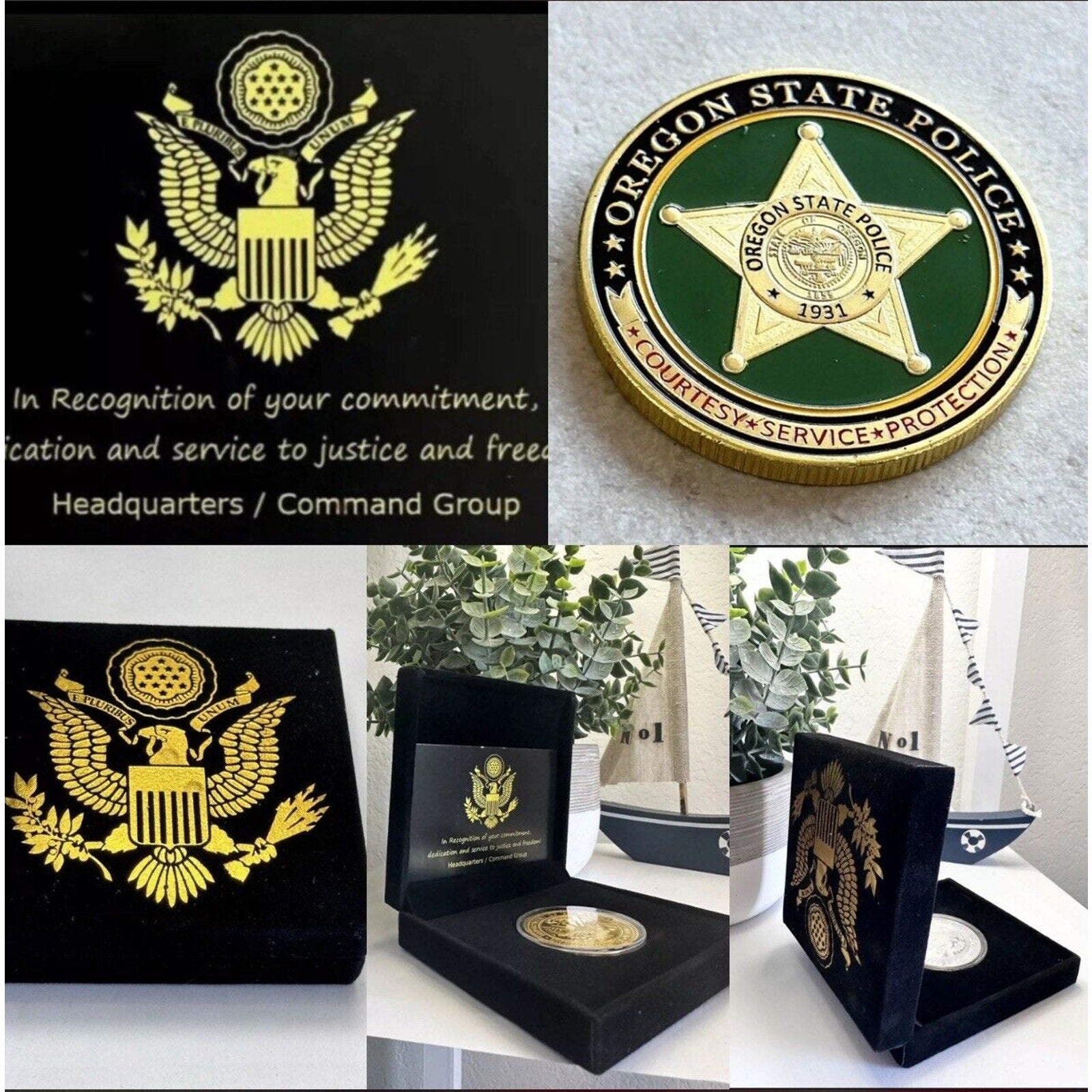 OREGON STATE POLICE Office Department Challenge Coin