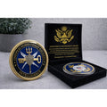 US COAST GUARD INTELLIGENCE Challenge Coin w/ Retirement Award