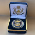 Department of Energy (DOE) Challenge Coin With Blue Velvet Case. Fast Shipping!